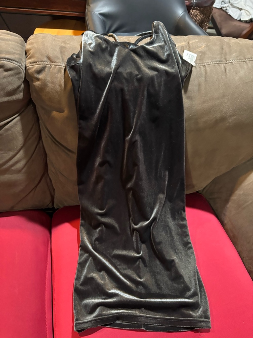 Black Velvet Maxi Dress - Women's Elegant Evening Gown